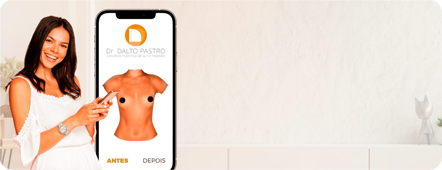 Simulação 3D para mamoplastia com Dr. Dalto Pastro